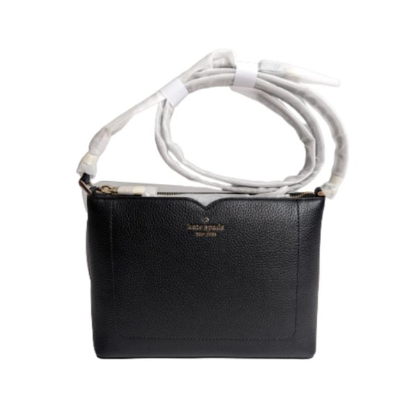 Kate Spade Black Harlow Crossbody - Picture 1 of 8